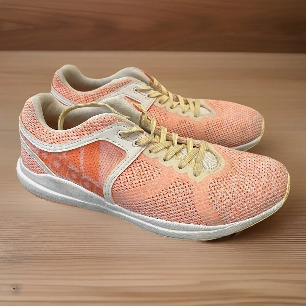 Adidas Crazytrain Tennis Shoes Size 6 CF Orange White BB1515 Sneakers Trainers